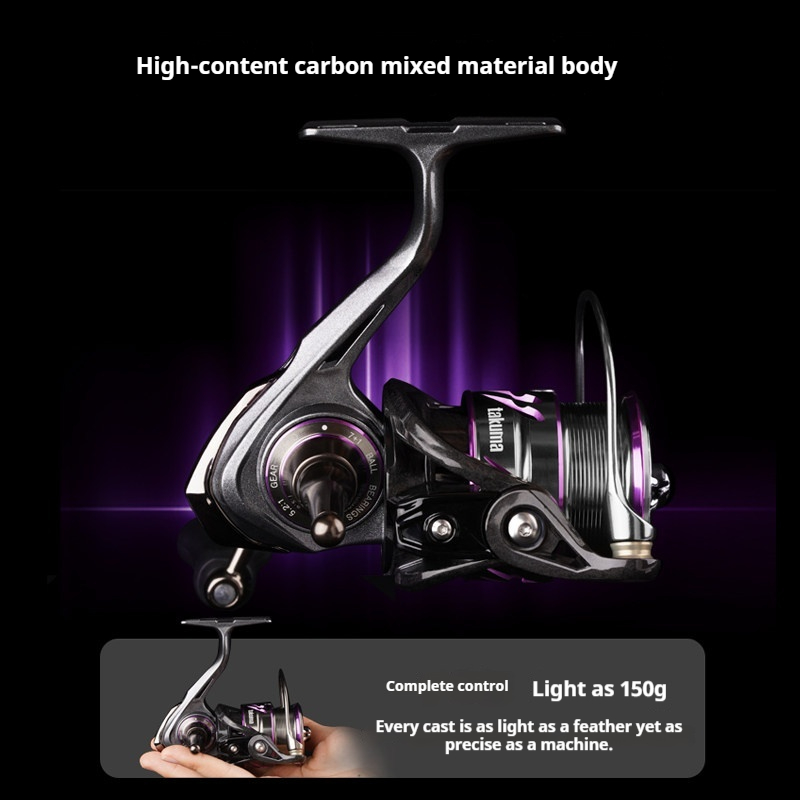 Kastking Reel Zephyr - รอกตกปลาแบบสปินนิ่งรุ่นใหม่ Takuma Lingxi - โครงสร้างน้ำหนักเบาพร้อมแกนโลหะ |