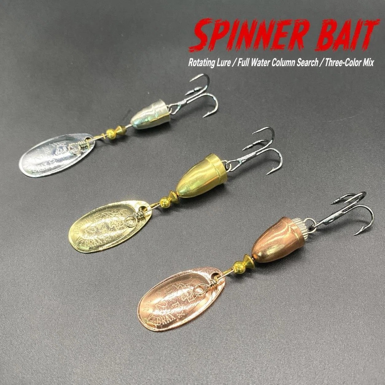 เหยื่อปลอมโลหะแบบหมุน 1 ชิ้น ข - Fishing Hook Treble บทวิจารณ์และราคา